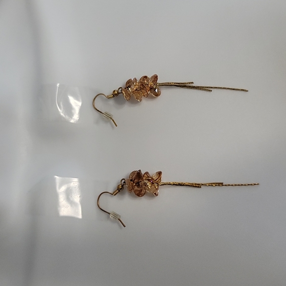 Rhinestone Cluster Earrings - Picture 5 of 6